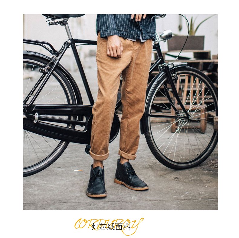 8條彈力泡泡燈芯絨，全棉燈芯絨褲子面料