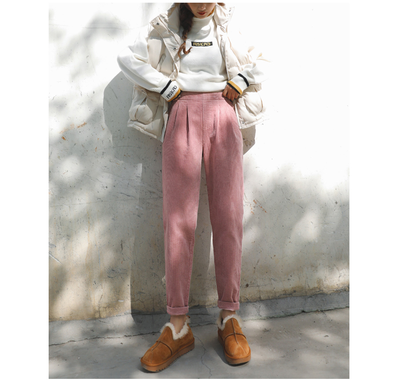 8條彈力泡泡燈芯絨，全棉燈芯絨褲子面料