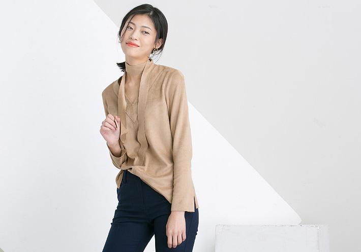 針織緯編麂皮絨做成的保暖衣物