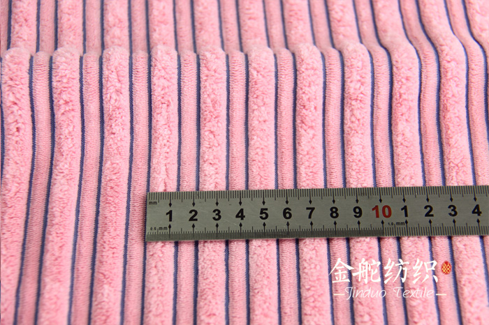 2.5條雙色陽(yáng)離子燈芯絨，條絨粗細(xì)