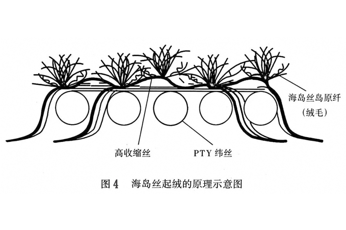 麂皮絨起絨的原理圖