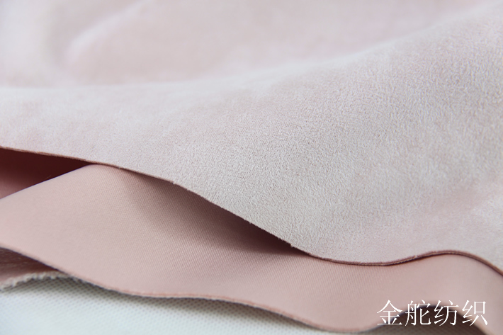 空氣層麂皮絨絨面效果及厚度展示