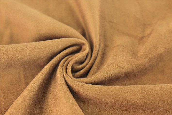 棕色雙面麂皮絨