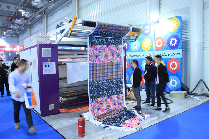 數(shù)碼印花機(jī)械展區(qū)現(xiàn)場