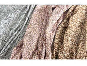 豹紋麂皮絨面料