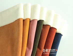 6坑泡泡燈芯絨復合小兔毛