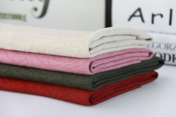 空氣層麂皮絨 超聲波 牡丹花